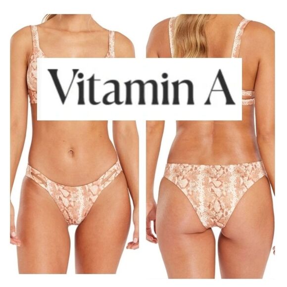 Vitamin A Sand Snake Brazilian Bikini Bottoms - Picture 16 of 16